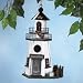 NAUTICAL NEST WOOD LIGHTHOUSE BIRDHOUSE BIRD HOUSE
