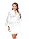 The Top Dreamgirl Women’s Plus Size Shalimar Charmeuse Robe Set Number 1