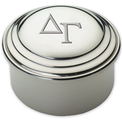 Delta Gamma Pewter Keepsake Box