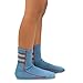 TeeHee Little Boys Cotton Fashion Fun Crew Socks 6 Pair Pack (6-8 Years, Multi Sports Stripe)