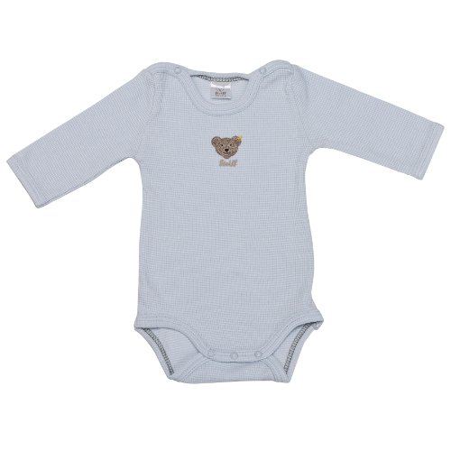 Steiff Unisex - Baby Body 0008653, Gr. 80, Blau (baby blue 3032) Preisvergleich