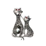 STERLING SILVER BROOCH 40X28mm - Marcasite w/Abalone