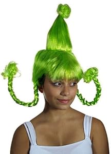 My Costume Wigs Women's Green Cindy Lou Who Costume Wig (Green) One Size fits all