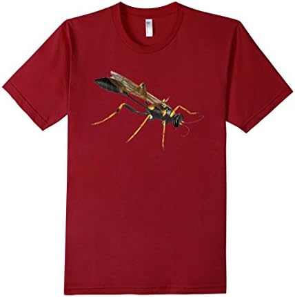 Men's Giant Wasp on a Tee Shirt XL Cranberry