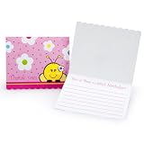 Sweet-As-Can-Bee Thank-You Notes (8) Party Supplies