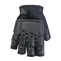 Empire BT THT Hard Back Fingerless Gloves - Black - Small / Medium