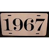 1967 YEAR LICENSE PLATE by Motown Automotive Design