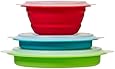 Prepworks by Progressive Collapsible Prep/Storage Bowls with Lids - Set of 3