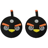 Angry Black Bird Car Truck SUV Antenna Topper - 2PK 