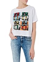 Cross Jeans Camiseta Manga Corta (Blanco)