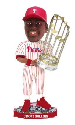 Jimmy Rollins Phillies World Series Champs Bobblehead