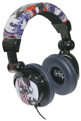  iHip MVF10264CA Marvel Captain America Extreme DJ Headphone, Multi-Color