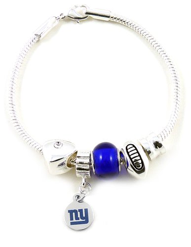 NFL New York Giants Bead Bracelet