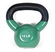 J Fit 10-Pound Premium Vinyl Kettlebell