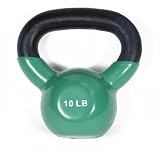 J Fit 10-Pound Premium Vinyl Kettlebell