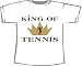 Sports : King of Tennis; T-Shirt wei&szlig;