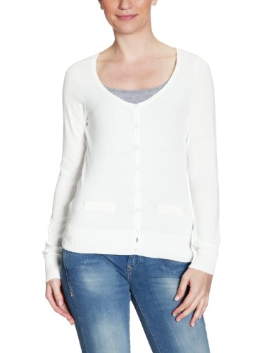 TOM TAILOR Denim Damen Strickjacke, 30153250071/feminine knit jacket, Gr. 42 (XL), Beige ( Preisvergleich