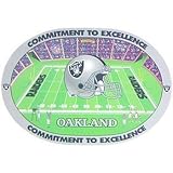 Oakland Raiders Set of 4 Placemats
