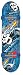 Hot Wheels 28-Inch Blue Skull Skateboard