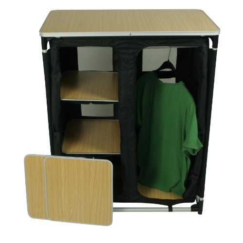 10T camBOX Multi Armoire de camping 6 casiers Noir