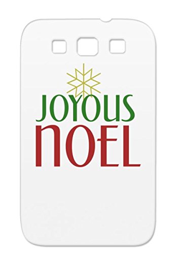 Joyous Noel Drop Resistant Red For Sumsang Galaxy S3 Retro Holidays Occasions Festive Noel Christmas Xmas Merry Christmas Case
