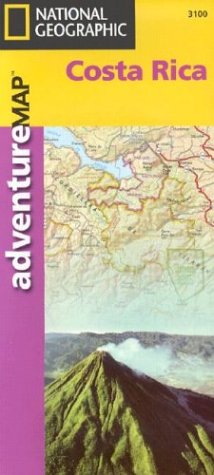 City Travel Guides Discounted  Books : Costa Rica - Adventure Map