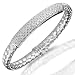 18 Kt Beautiful Handwoven Diamond Pave Bangle Bracelet