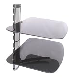 US Brown Bear DS-B2-Slvr Two Shelf AV Component Wall Mount (Silver) ~ U.S. Brown Bear