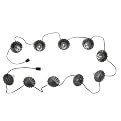 Lantern 10-Bulb String Lights - Iron Finish