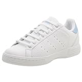 adidas Womens Court Classic Perf  Tennis Shoe