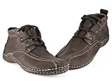 Round Mens Boots By Lobo Solo - Tombstone Moka - Greasy Cowhide Leather - Handmade - Sizes From 7 to 11.5