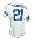Autographed Deion Sanders Dallas Cowboys White Throwback Jersey
