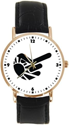 Eat Sleep Jdm Custom Cut Vinyl Decal Sticker Custom Metal Sport Wrist Watch with Black Leather Band Unisex Design