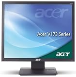 Acer V173DObmd 43,18cm (17 Zoll) Monitor (VGA,DVI, 5ms Reaktionszeit) schwarzmatt