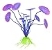 Umiwe(TM) Decoration Lifelike Purple Plastic Simulated Sea Plants/Marine Plants/Flora for Aquarium Fish Tank With Umiwe Accessory Peeler