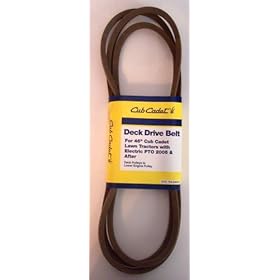 Cub Cadet 46 Deck Drive Belt for Lawn Tractors with Electric PTO 2005 and After by 