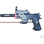 P198f Style Airsoft Spring Pistol W/laser, Silencer