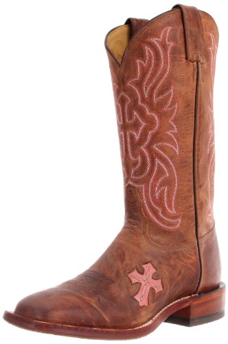 Tony Lama Boots Women s Chocolate Goat Cross TC1005L BootB0052C0WEU