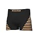 Men's Both Side Stripes Printed Nylon Stretchable Boxer 5-Pcs Set, One Size, Asst