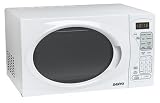 Sanyo EM-V5404SW Full Size Microwave Oven, White
