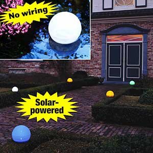 FLOATING SOLAR SUN BALL AMBER