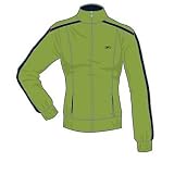 Women's Reebok Entwine Knit Jacket - Green/Black