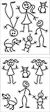 Stick Family Decal Pack
