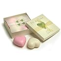 Pre de Provence 4 x 100g Camelia - Rose Heart Shaped Soaps Gift Box Shea Butter Enriched Triple Milled