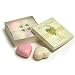 Pre de Provence 4 x 100g Camelia - Rose Heart Shaped Soaps Gift Box Shea Butter Enriched Triple Milled
