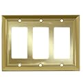 Architectural Triple GFCI/Rocker Wall Plate- Set of 2