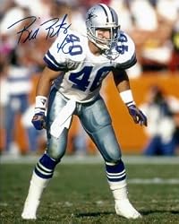 Bill Bates Autographed Dallas Cowboys 8x10 Photo
