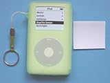 New iPod 4th (20GB/40GB/U2/Photo) Silicone Skin Case (Green) + Finger Strap + Screen Protector