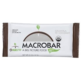 MACROBARS Organic Granola with Coconut, 2 oz Bars (Pack of 15)