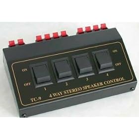 TCC TC-9 4-Way Stereo Speaker Selector